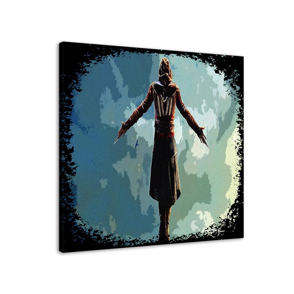 The Flying Hooded Saviour 1 Piece HD Multi Panel Canvas Wall Art Frame - Original Frame