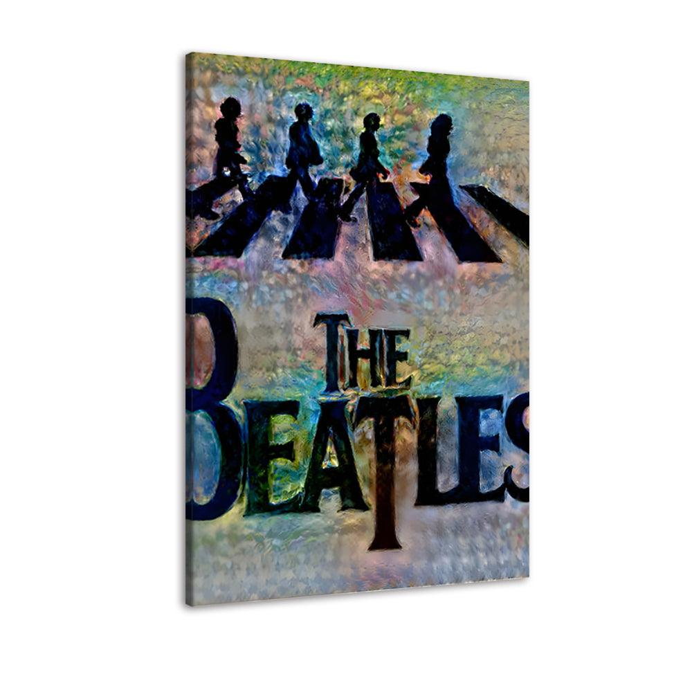 The Walking Beatles 1 Piece HD Multi Panel Canvas Wall Art Frame - Original Frame