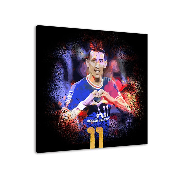 Angel Di Maria 1 Piece HD Multi Panel Canvas Wall Art Frame - Original Frame