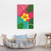 The Abstract Summer Orchid 1 Piece HD Multi Panel Canvas Wall Art Frame - Original Frame