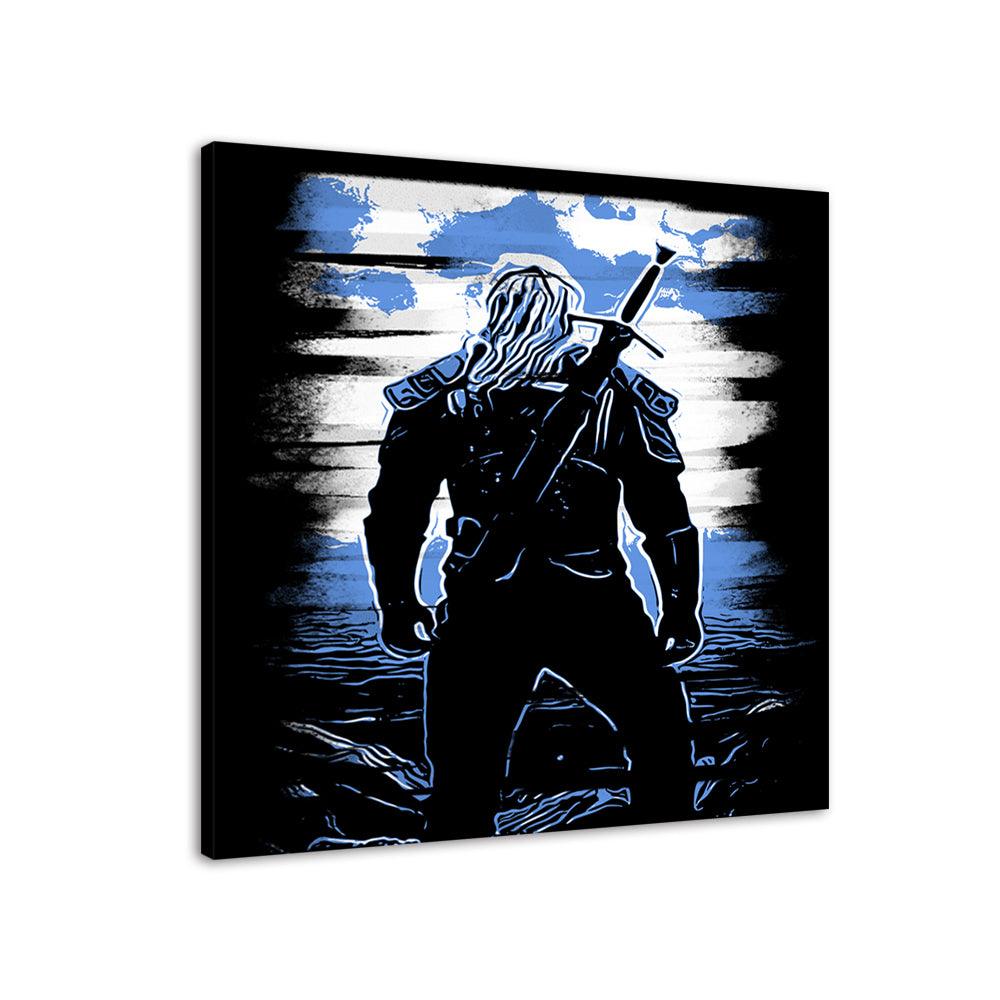 The Warrior´s Sword 1 Piece HD Multi Panel Canvas Wall Art Frame - Original Frame