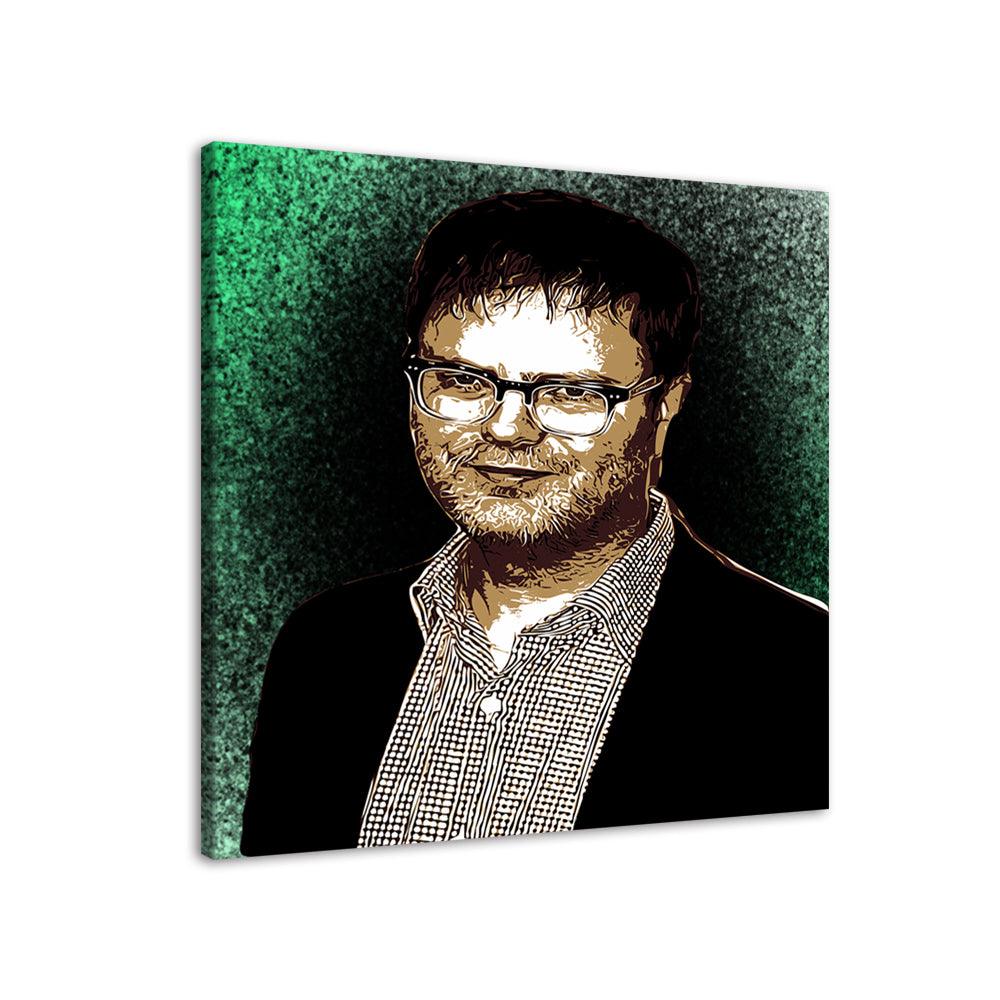 Rainn Wilson 1 Piece HD Multi Panel Canvas Wall Art - Original Frame