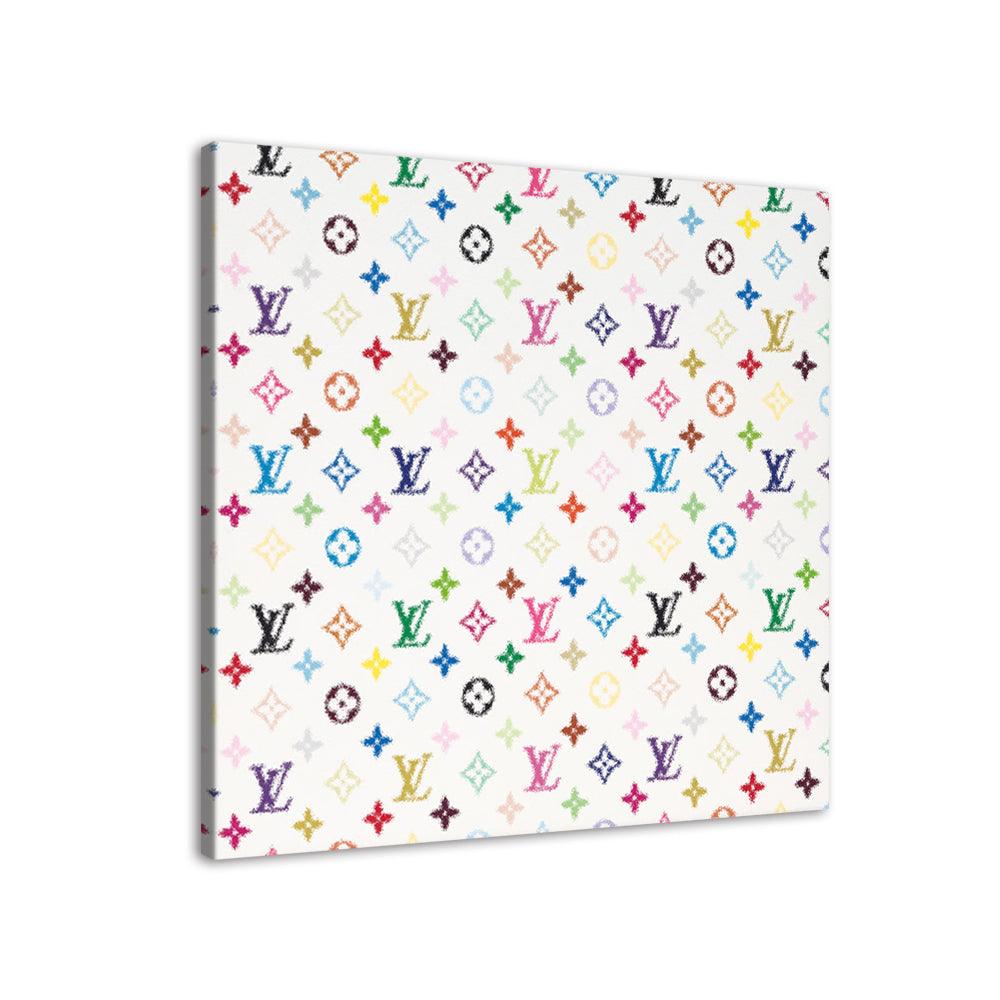 Louis Vuitton Colorful Collage 1 Piece HD Multi Panel Canvas Wall Art Frame - Original Frame