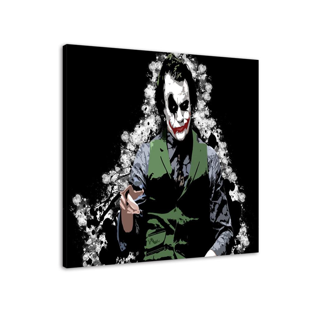 The Joker Portrait 1 Piece HD Multi Panel Canvas Wall Art Frame - Original Frame