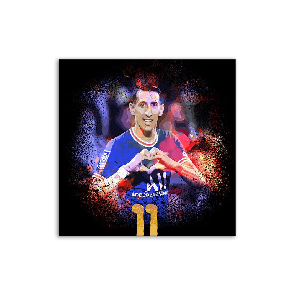 Angel Di Maria 1 Piece HD Multi Panel Canvas Wall Art Frame - Original Frame