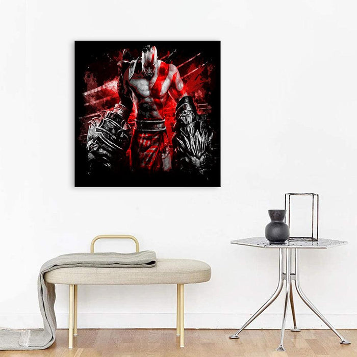 The Iron Hands Fighter 1 Piece HD Multi Panel Canvas Wall Art Frame - Original Frame