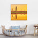 The Lighthouse Abstract Landscape 1 Piece HD Multi Panel Canvas Wall Art Frame - Original Frame