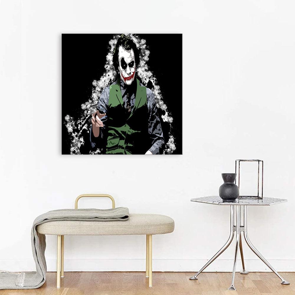 The Joker Portrait 1 Piece HD Multi Panel Canvas Wall Art Frame - Original Frame