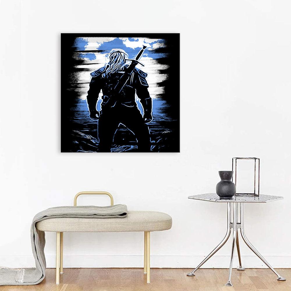 The Warrior´s Sword 1 Piece HD Multi Panel Canvas Wall Art Frame - Original Frame