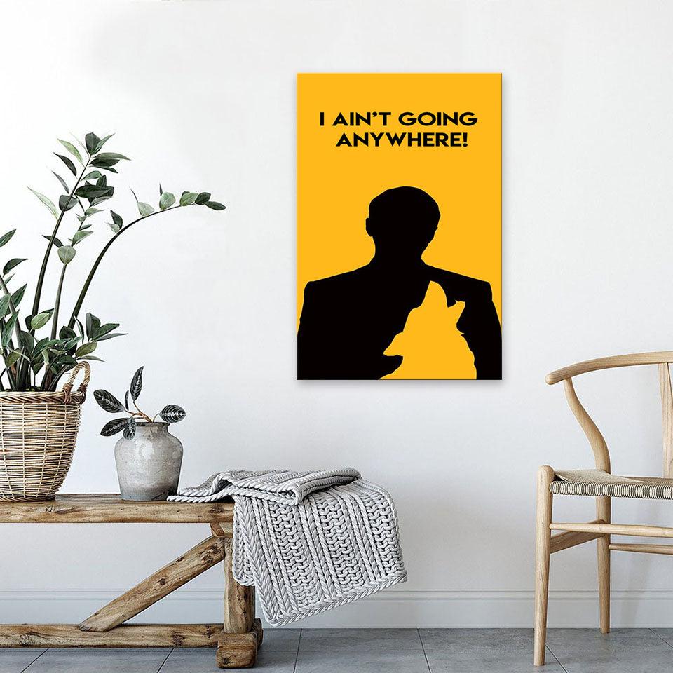 Quote From The Wolf Of Wall Street 1 Piece HD Multi Panel Canvas Wall Art - Original Frame