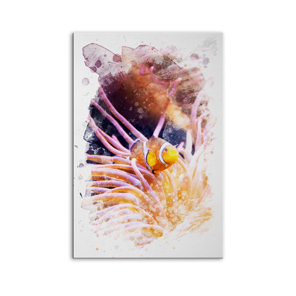 The Clownfish 1 Piece HD Multi Panel Canvas Wall Art Frame - Original Frame