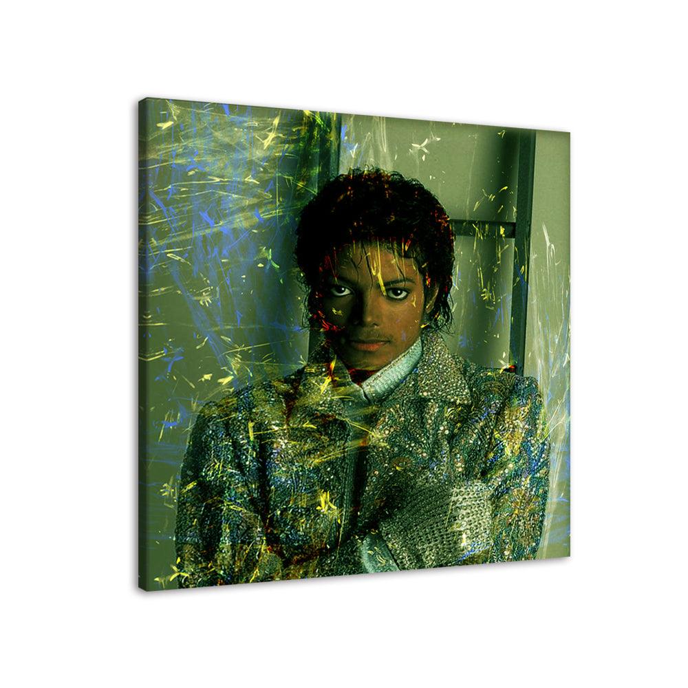 Michael Jackson 1 Piece Multi Panel Canvas Wall Art - Original Frame