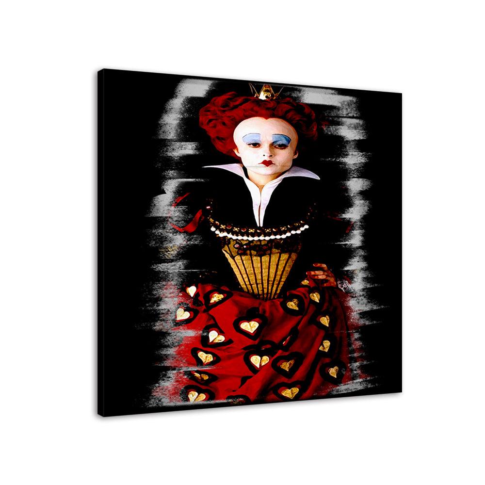 The Queen Of Hearts Portrait 1 Piece HD Multi Panel Canvas Wall Art Frame - Original Frame