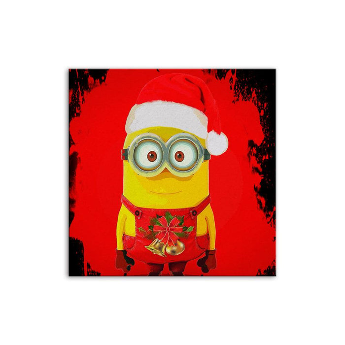 Merry Christmas The Minions 1 Piece HD Multi Panel Canvas Wall Art Frame - Original Frame