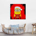 Merry Christmas The Minions 1 Piece HD Multi Panel Canvas Wall Art Frame - Original Frame