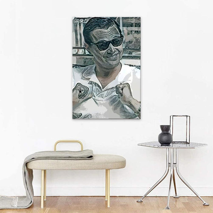 Leonardo Dicaprio The Wolf Of Wall Street 1 Piece HD Multi Panel Canvas Wall Art Frame - Original Frame