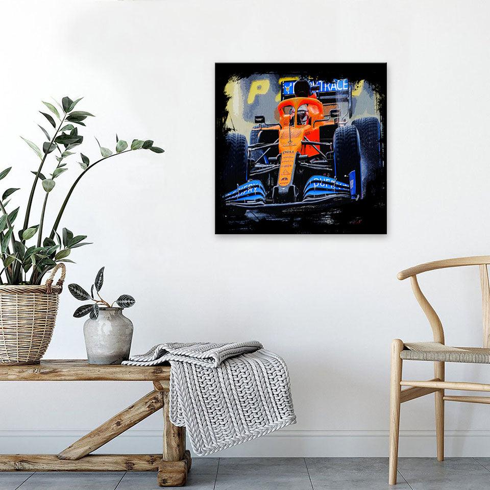 The Fastest Car Portrait 1 Piece HD Multi Panel Canvas Wall Art Frame - Original Frame
