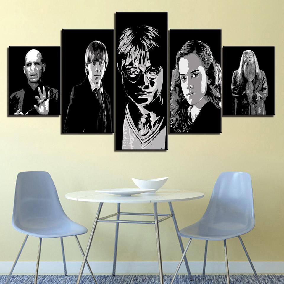 Harry Potter HD Multi Panel Canvas Wall Art Frame - Original Frame