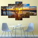 Warm Landscape HD Multi Panel Canvas Wall Art Frame - Original Frame