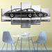 Classic Cars 5 Piece HD Multi Panel Canvas Wall Art Frame - Original Frame