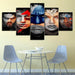 The Superheros Live Action 5 Piece HD Multi Panel Canvas Wall Art Frame - Original Frame