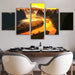 Xingping River 5 Piece HD Multi Panel Canvas Wall Art Frame - Original Frame