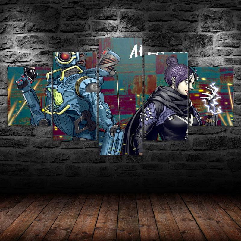 The Samurai Wall Canvas 3D Paintng - Original Frame