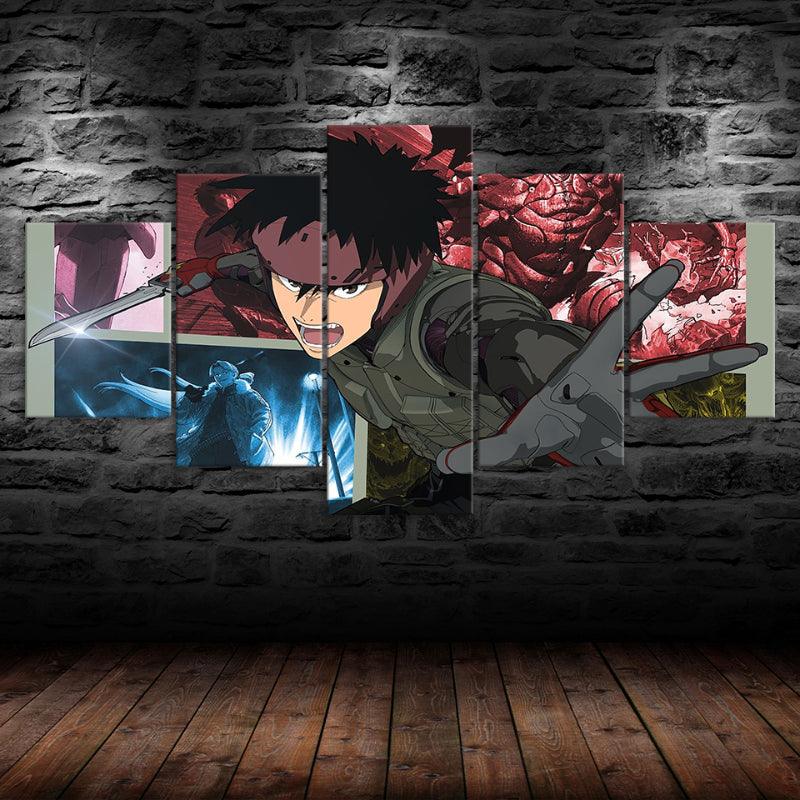 Spriggan Anime 5 Piece HD Multi Panel Canvas Wall Art Frame - Original Frame