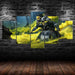 Apex Legends - A Yellow Bash 5 Piece HD Multi Panel Canvas Wall Art - Original Frame