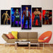 Guardians Of The Galaxy 5 Piece HD Multi Panel Canvas Wall Art - Original Frame