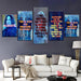 The Magic Of Harry Potter 5 Piece HD Multi Panel Canvas Wall Art Frame - Original Frame