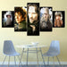 Lord Of The Rings 5 Piece HD Multi Panel Canvas Wall Art Frame - Original Frame