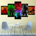 Superheroes HD Multi Panel Canvas Wall Art Frame - Original Frame