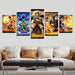 One Piece Manga 5 Piece HD Multi Panel Canvas Wall Art Frame - Original Frame