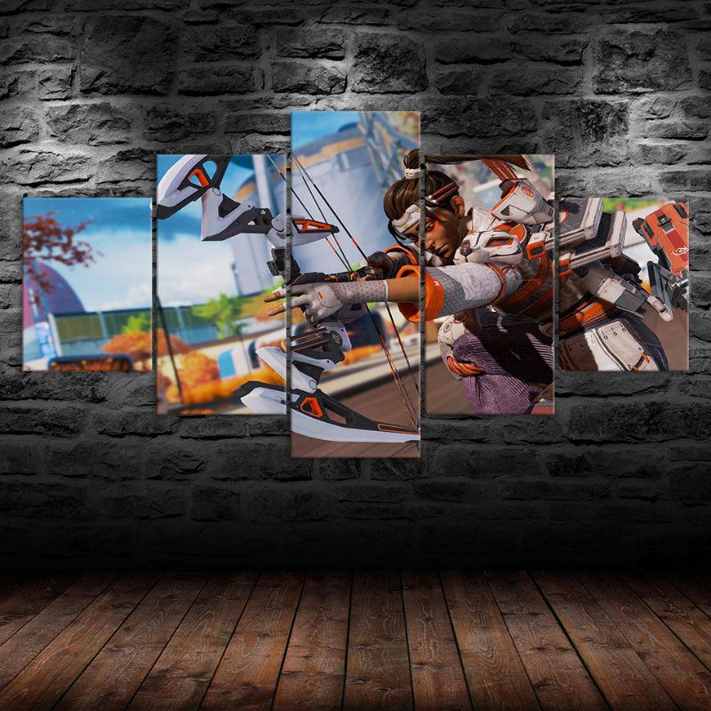 Apex Legends Modern Work 5 Piece HD Multi Panel Canvas - Original Frame