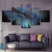 Stunning Starry Sky 5 Piece HD Multi Panel Canvas Wall Art Frame - Original Frame