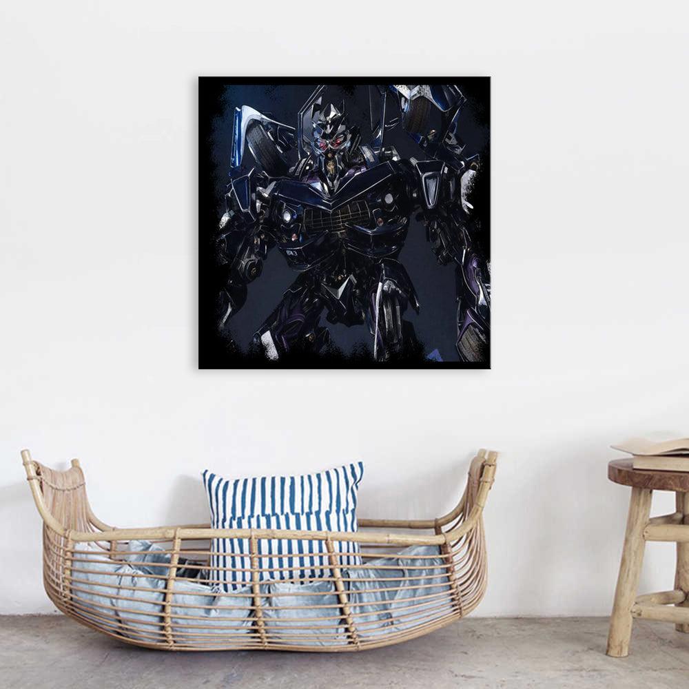 Megatron Transformers 1 Piece HD Multi Panel Canvas Wall Art Frame - Original Frame