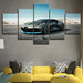 Bugatti 5 Piece HD Multi Panel Canvas Wall Art Frame - Original Frame