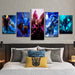 DOTA 5 Piece HD Multi Panel Canvas Wall Art Frame - Original Frame