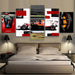 Cool Ferrari 5 Piece HD Multi Panel Canvas Wall Art Frame - Original Frame