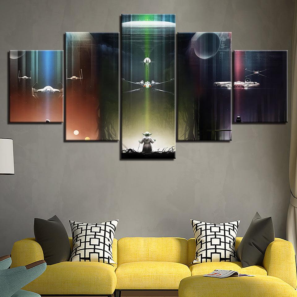 Star Wars HD Multi Panel Canvas Wall Art Frame - Original Frame