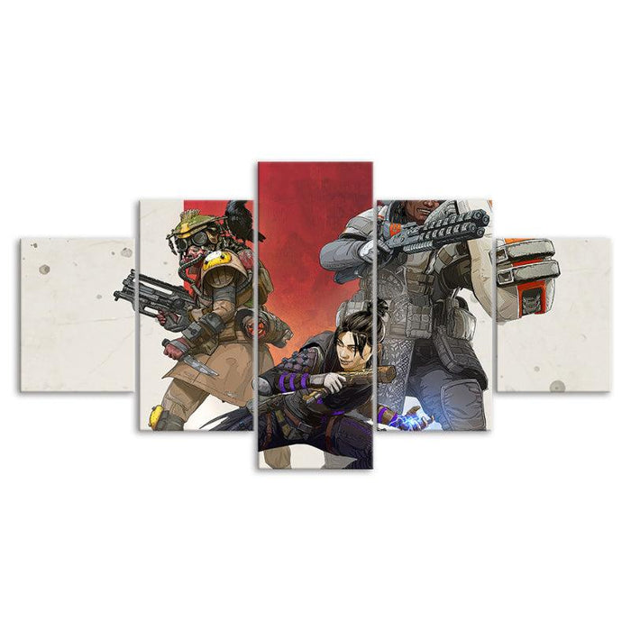 Multiplayer Battleground 5 Piece Wall Art Frame - Original Frame