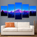 Forest In Pandora 5 Piece HD Multi Panel Canvas Wall Art Frame - Original Frame