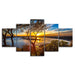 Warm Landscape HD Multi Panel Canvas Wall Art Frame - Original Frame