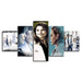 TV Series 5 Piece HD Multi Panel Canvas Wall Art - Original Frame