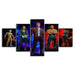 The Guardians Of The Galaxy Collection 5 Piece HD Multi Panel Canvas Wall Art Frame - Original Frame