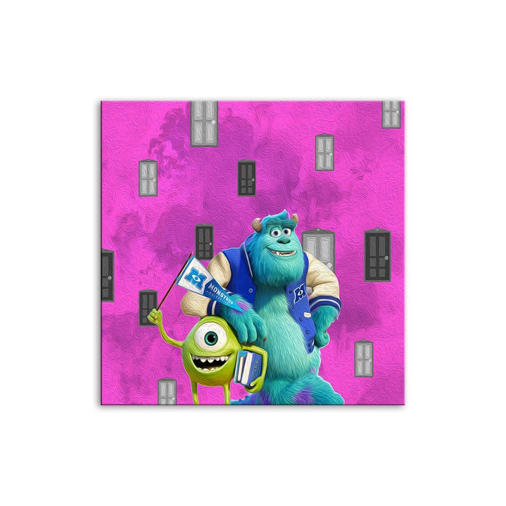 Monsters University 1 Piece HD Multi Panel Canvas Wall Art Frame - Original Frame