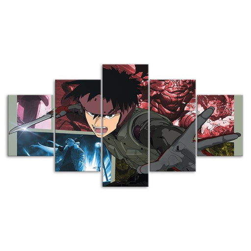 Spriggan Anime 5 Piece HD Multi Panel Canvas Wall Art Frame - Original Frame