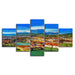 Our Warm Town Collection 5 Piece HD Multi Panel Canvas Wall Art Frame - Original Frame