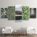 Beautiful Winter Forests 5 Piece HD Multi Panel Canvas Wall Art Frame - Original Frame